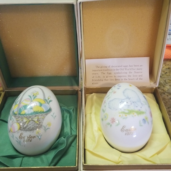 Noritake bone china Easter eggs. 72/73/74/77 - Picture 6 of 9